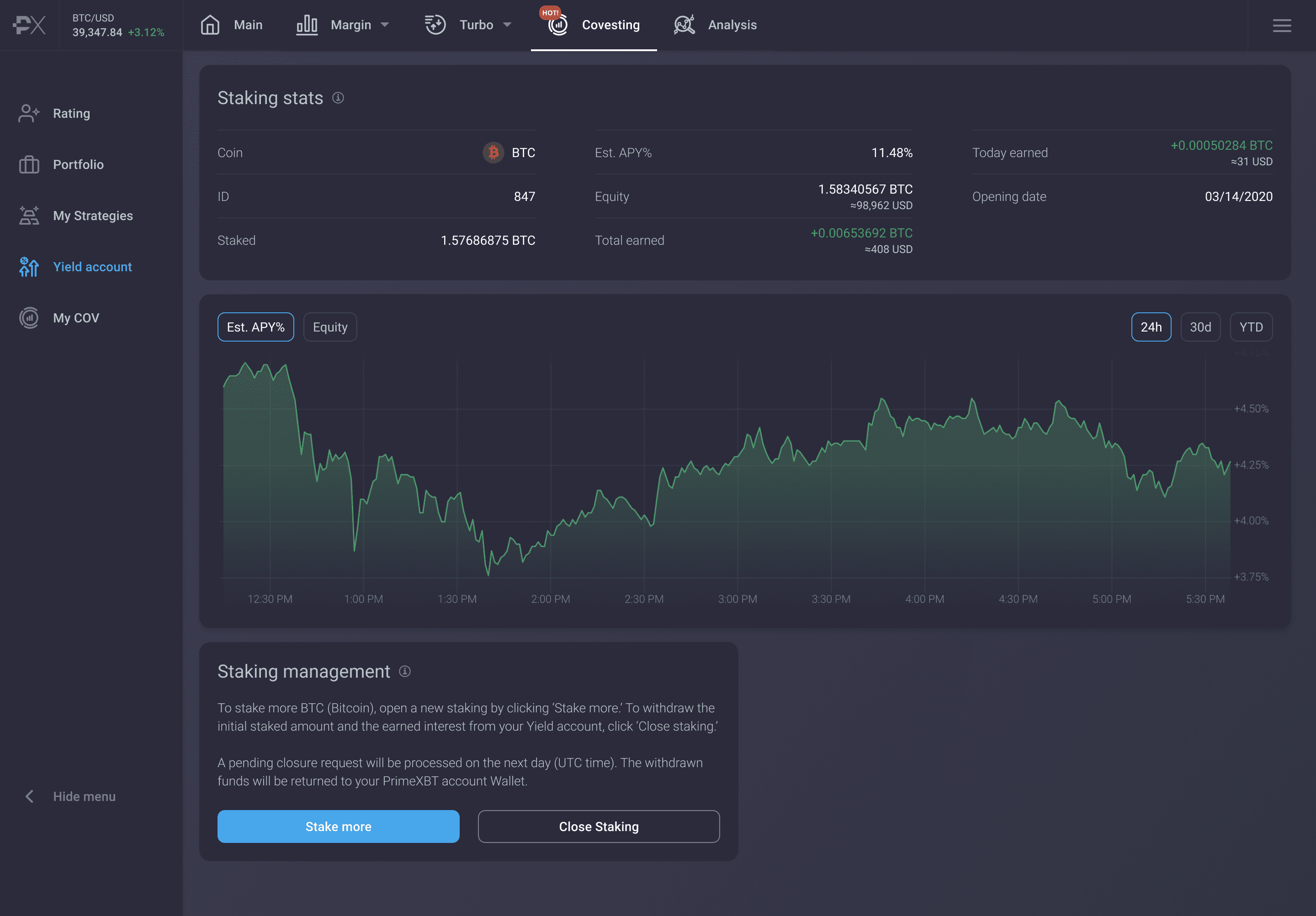 Bull Spike Trading Signalss To Launch Covesting Yield Accounts Allowing For Staking Benefits - Yeld stats2x 1
